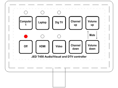 T450 10-key DTV